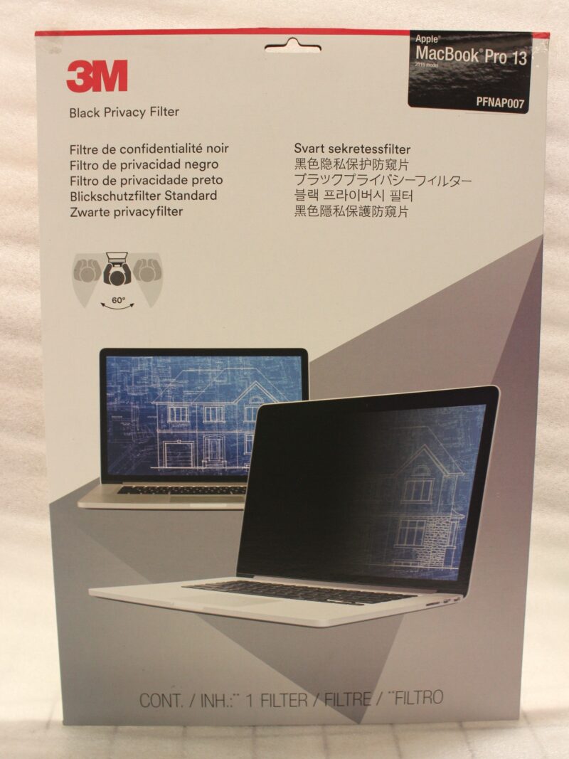 Black Privacy Filter 3M MacBook Pro 13