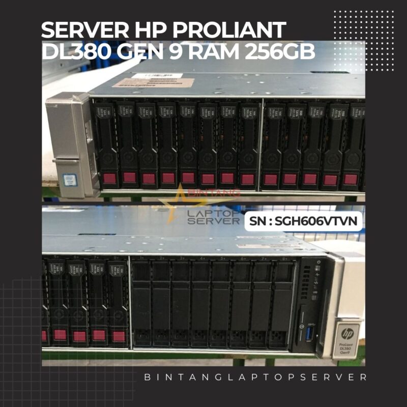 Server HP Proliant DL380 Gen 9 256GB Bracket SAS 2.5"