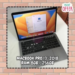 MacBook Pro 13" 2018 RAM 8GB 256GB, Core i5, Second, Unit Only