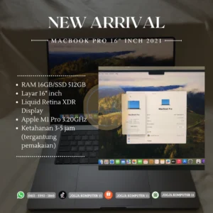 MACBOOK PRO 16" INCH 2021