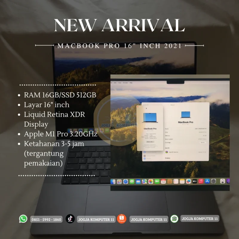 MACBOOK PRO 16" INCH 2021