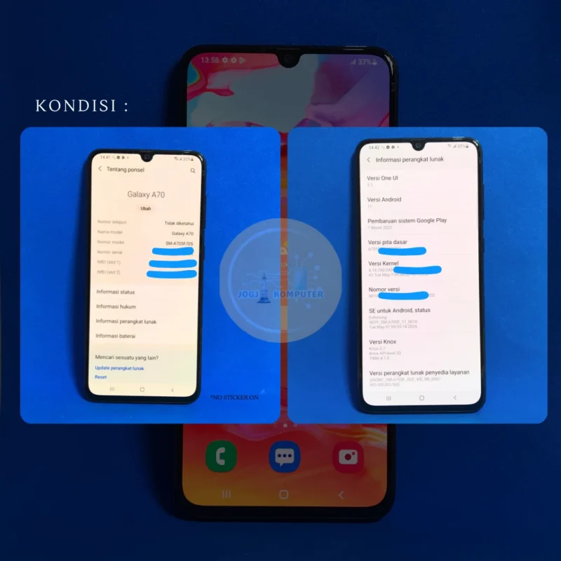 15 (2) SAMSUNG GALAXY A70 RAM 6/128GB BLACK