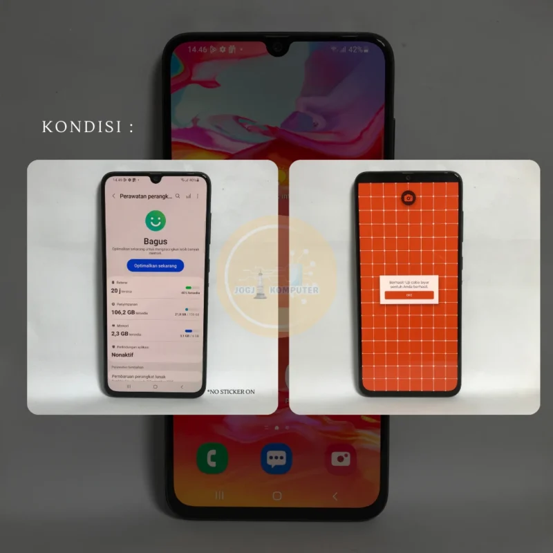 16 SAMSUNG GALAXY A70 RAM 6/128GB BLACK