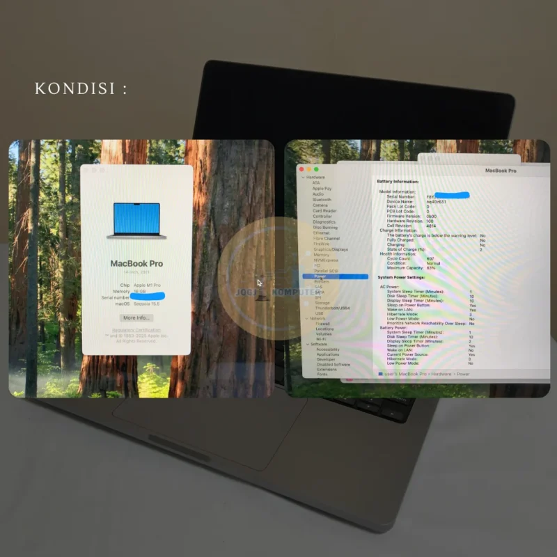 19 MACBOOK PRO 2021 14" INCH RAM 16/512GB