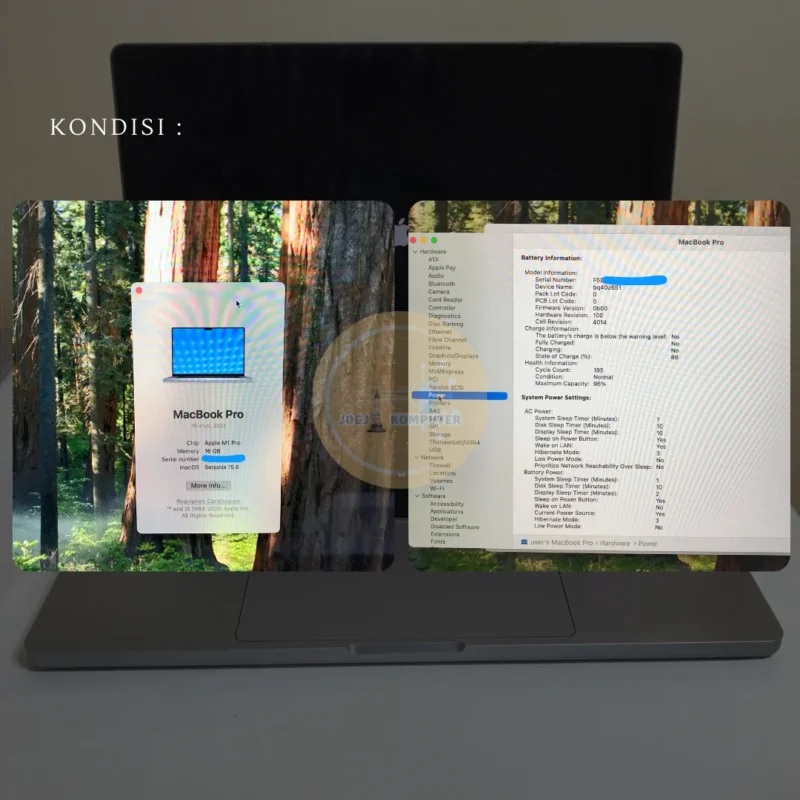 MACBOOK PRO 2021 16" INCH RAM 16/512GB