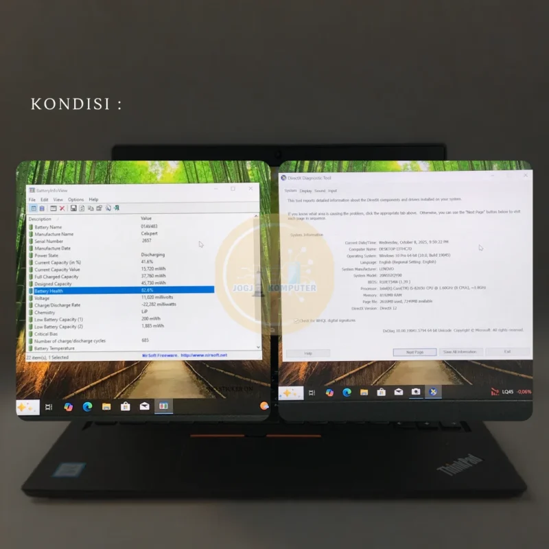 LENOVO THINKPAD L390 i5 Gen 8 RAM 8/256GB