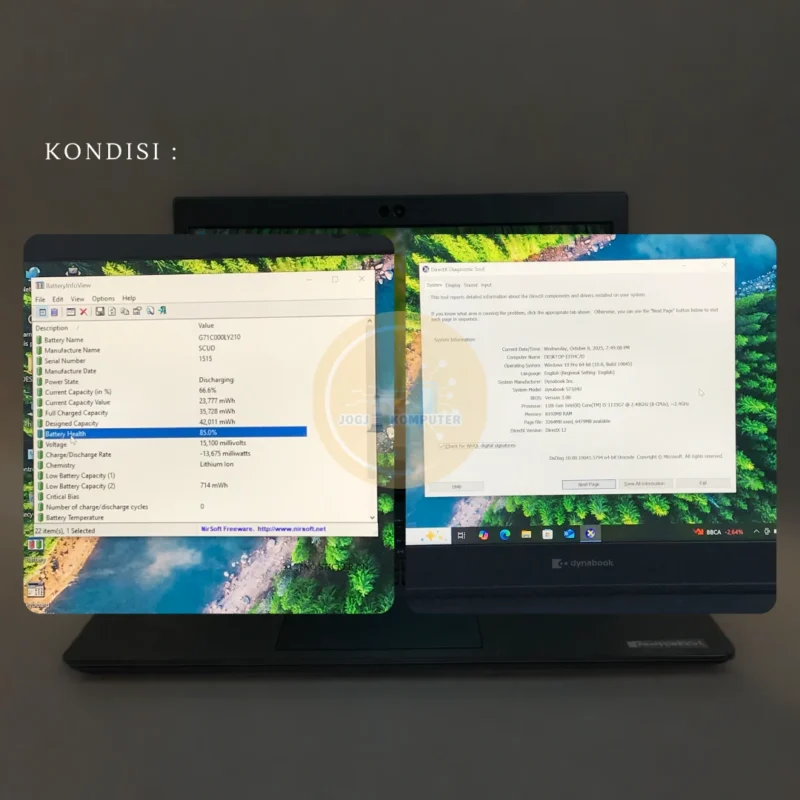 puqseaael5fcandgxljc TOSHIBA DYNABOOK S73 i5 Gen 11 RAM 8/256GB