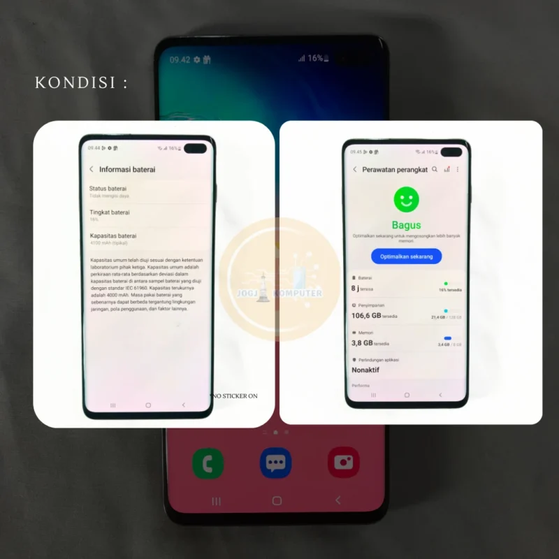 Samsung Galaxy S10+ 8/128GB Prism White | Unit Only | Second