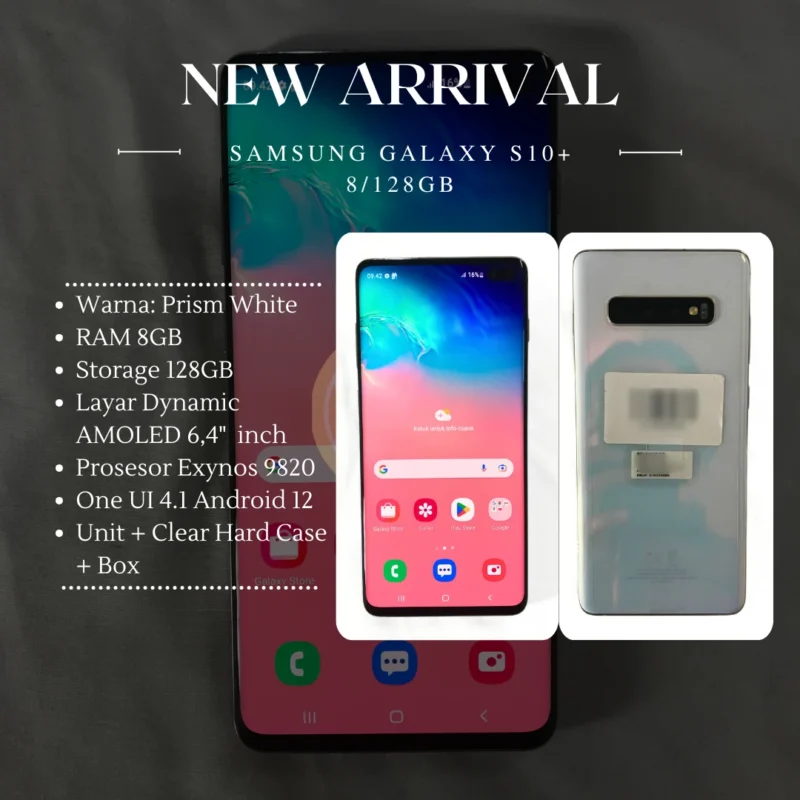 Samsung Galaxy S10+ 8/128GB Prism White | Unit Only | Second