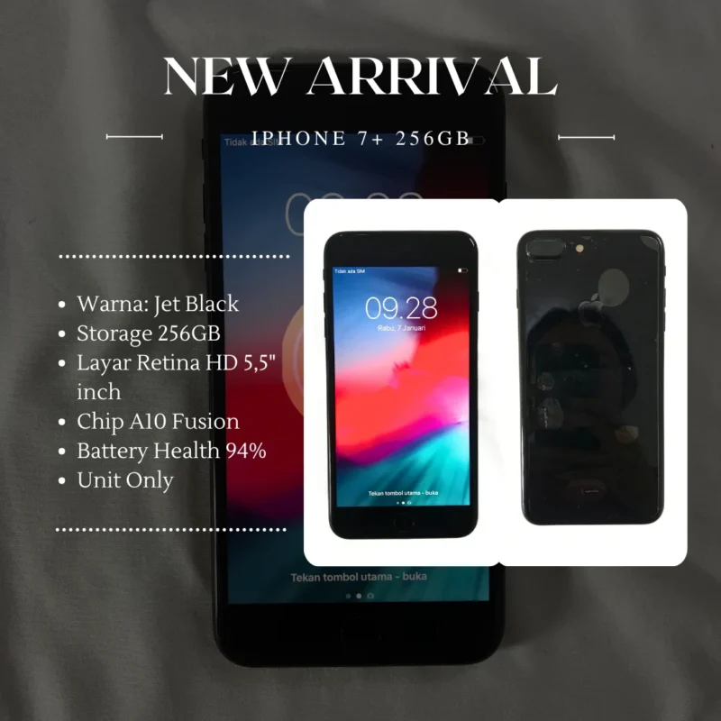 iPhone 7 Plus iPhone 7 Plus Second 256GB Jet Black Unit Only