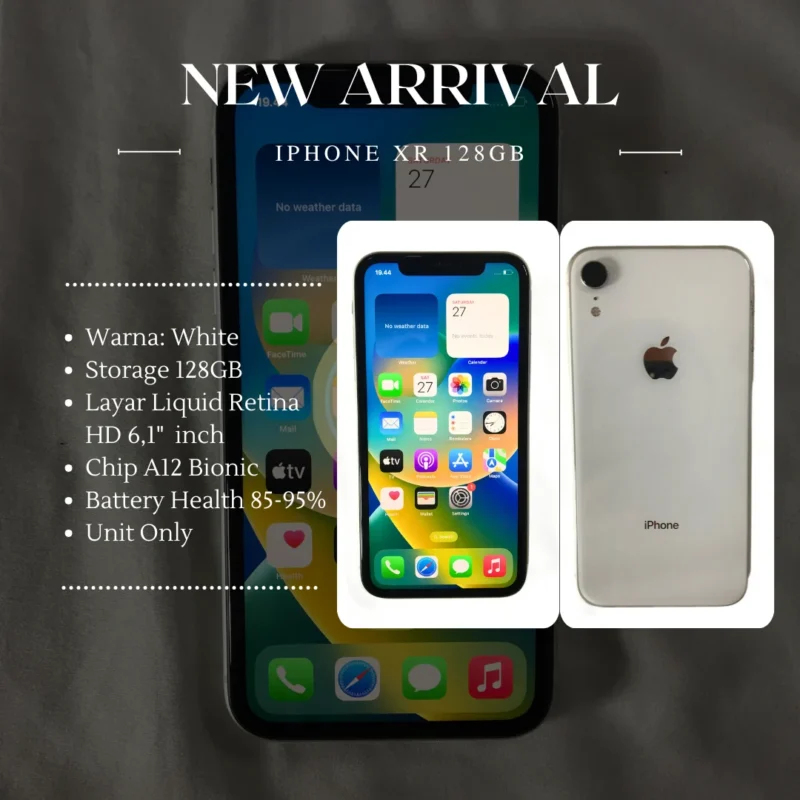 iPhone XR Second iPhone XR Second 128GB White Unit Only
