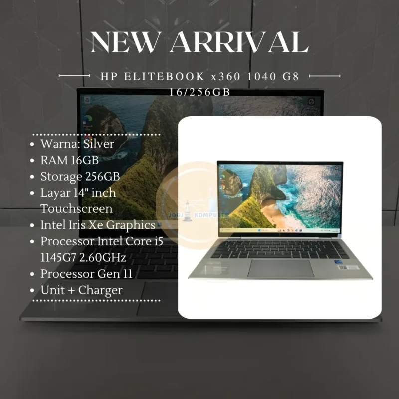 HP EliteBook x360 1040 G8 2-in-1 RAM 16GB/256GB Processor i5 Gen 11