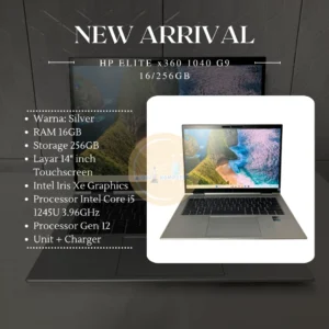 HP Elite x360 1040 G9 2-in-1 16GB/256GB Processor i5 Gen 12