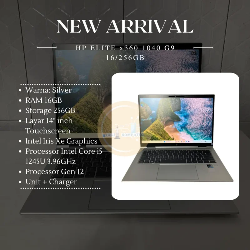HP Elite x360 1040 G9 2-in-1 16GB/256GB Processor i5 Gen 12