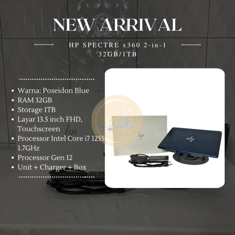 HP Spectre x360 2-in-1 Laptop 32GB/1TB Processor i7 Gen 12