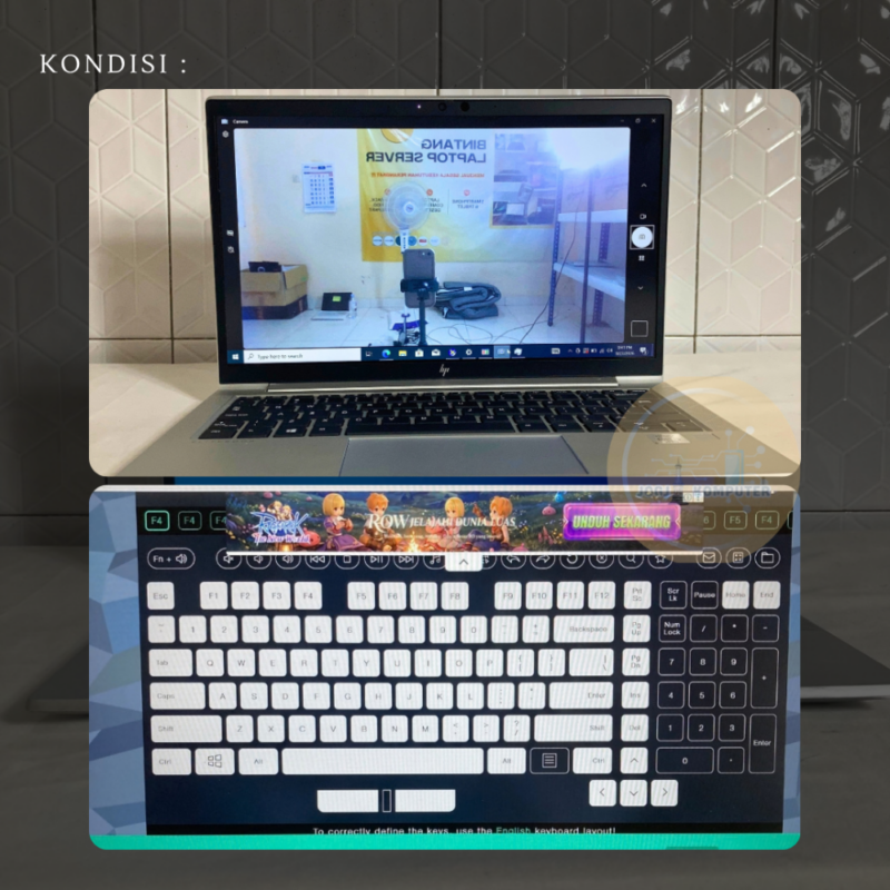 52 HP Elitebook 830 G7 RAM 8GB/256GB Layar 13,3 Inci